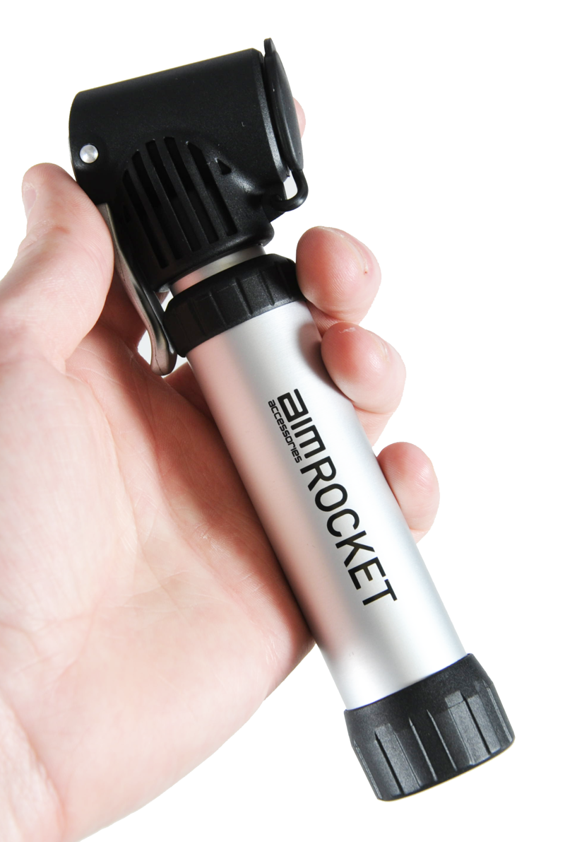 Aim Rocket Alloy Mini Pump Silver-1